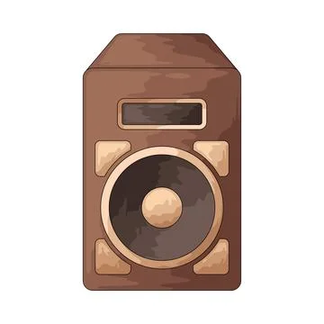 Speaker illustration Stock Illustration