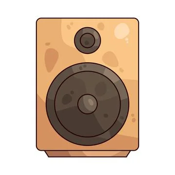 Speaker illustration Stock Illustration