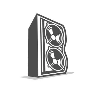 Speaker Initial B Lettermark Illustration Graphic Stock Illustration