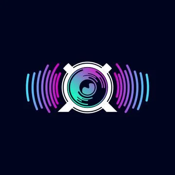 Speaker logo Stock Illustration