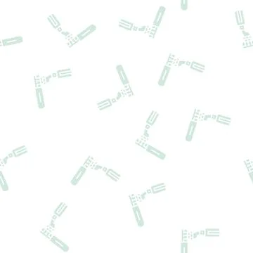 Speaker mic microphone glyph seamless pattern Illustrazione stock