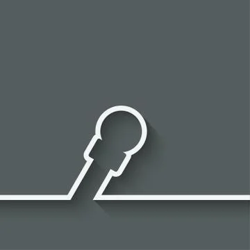 Speaker microphone symbol Stock-Illustration