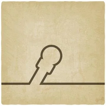 Speaker microphone symbol Illustrazione stock