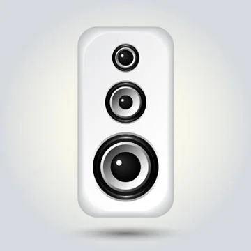 Speaker modern design Stock Illustration