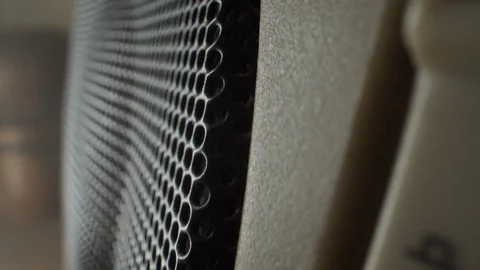 Speaker of old Cassette Player Stock-Footage 106778568