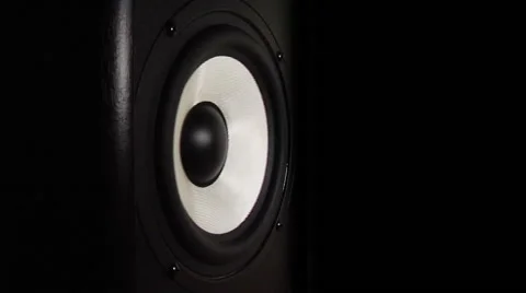 The speaker playing loud music Stock Footage 51316945