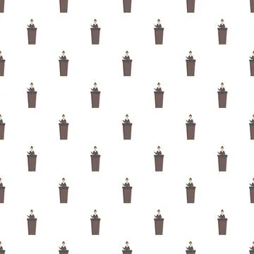 Speaker at podium presenting speech seamless pattern Stockillustratie
