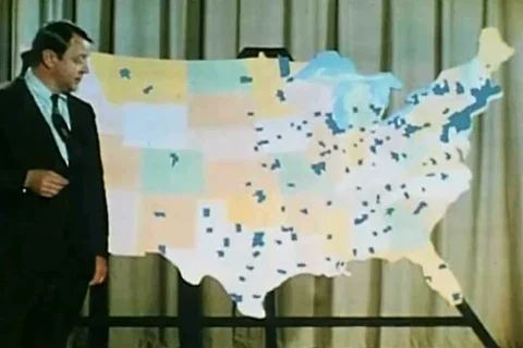 A speaker provides possible solutions to air pollution at an air pollution Stock Footage 92634597