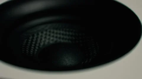 Speaker Pulsating in Slow Motion Stock Footage 270409542