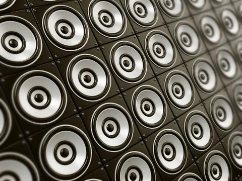 Speaker stack Illustrazione stock