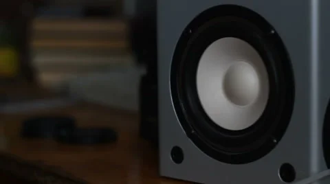Speaker System With Subwoofer Stock-Footage 56445536