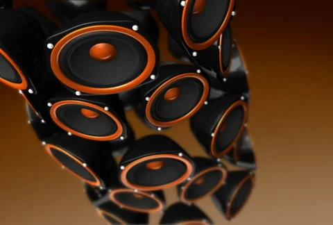 Speaker tower Stock Footage 451481