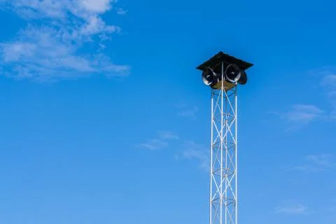 Speaker tower Foto stock