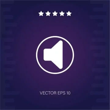 Speaker vector icon Stock Illustration