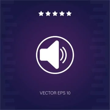 Speaker vector icon Stock Illustration