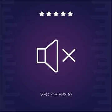 Speaker vector icon Stock Illustration