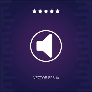 Speaker vector icon Stock Illustration
