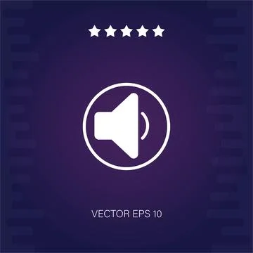 Speaker vector icon Stock Illustration