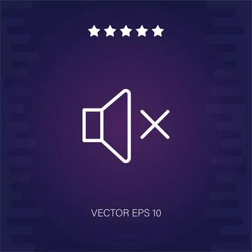 Speaker vector icon Stock Illustration