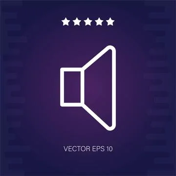 Speaker vector icon Stock Illustration