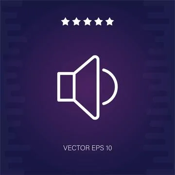 Speaker vector icon Stock Illustration