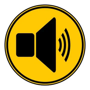 Speaker volume button. Illustrazione stock