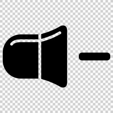 Speaker volume control Stock Illustration