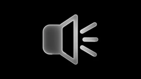 Speaker volume icon animation. Sound,speaker Audio technology, music, and s.. Stock Footage 303069574