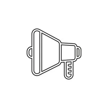 Speaker volume icon - audio voice sound symbol Illustrazione stock