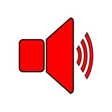 Speaker volume icon Illustrazione stock