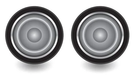 Speaker on white background vector design Stock Illustration