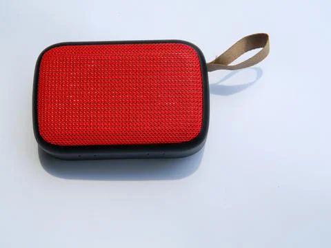 Speaker on white screen isolation Stock Photos