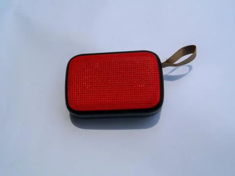 Speaker on white screen isolation Stock Photos