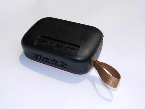 Speaker on white screen isolation Stock Photos