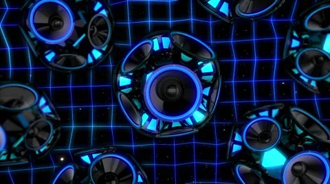 SpeakerMania VJ Loop Stock-Footage 61395952