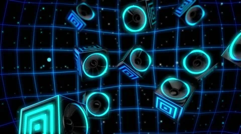 SpeakerMania VJ Loop Stock-Footage 61399367