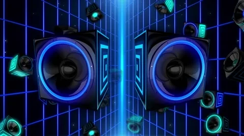 SpeakerMania VJ Loop Stock Footage 61399526