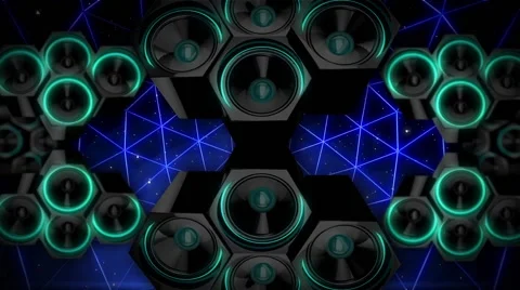 SpeakerMania VJ Loop Stock Footage 61404580