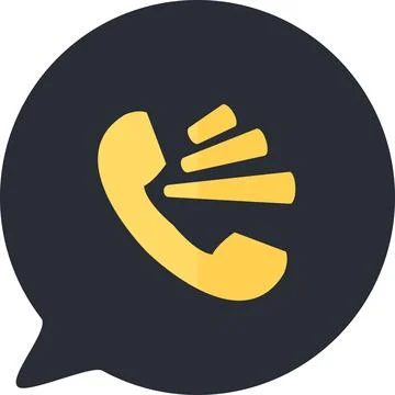 Speakerphone smartphone app button icon vector Illustrazione stock