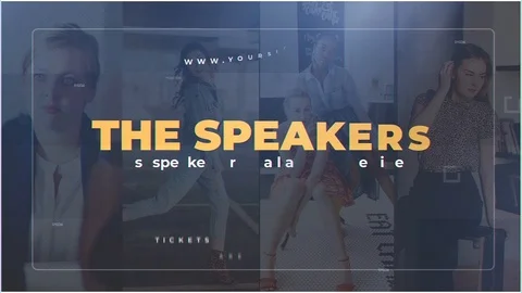 The Speakers After Effects stock