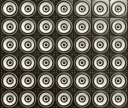 Speakers background Illustrazione stock
