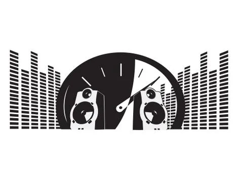 Speakers composition Stock-Illustration