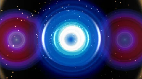 Speakers, dynamic colored circles Stock Footage 53894959