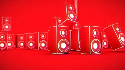 Speakers go crazy Video stock 630620
