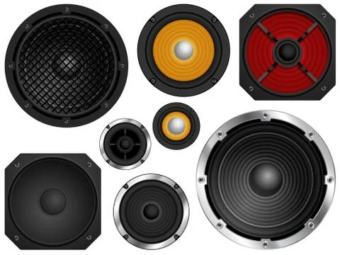 Speakers Stock Illustration