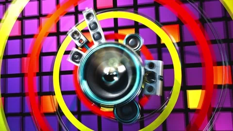 Speakers party Stock Footage 293341186