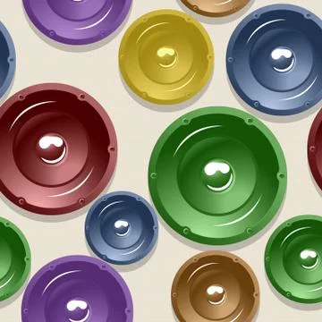 Speakers pattern イラスト素材