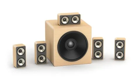 Speakers set Stock Illustration