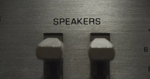 Speakers Switches Stock Footage 159756203
