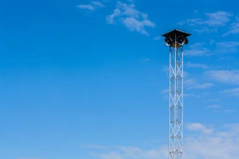 Speakers tower Foto stock